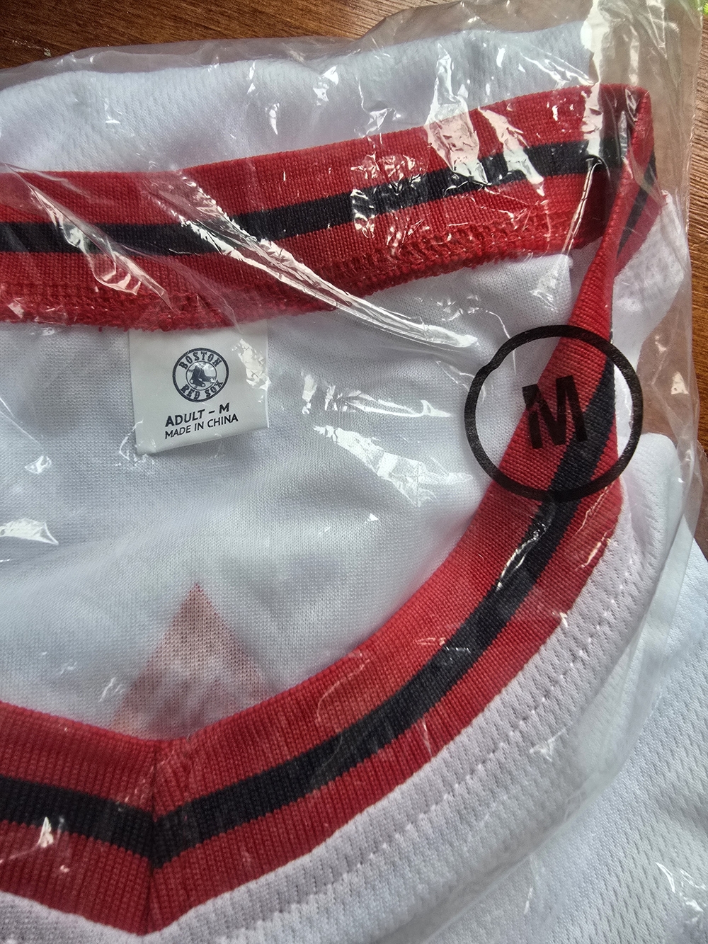 Red Sox Jersey Shirt With Embroidered Detail - Picture 3 of 3